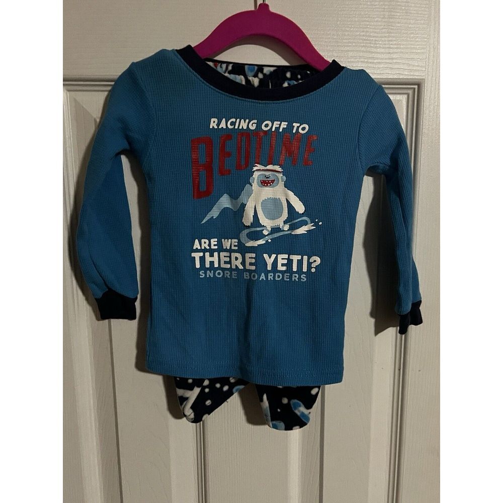 Boys 18m Carters Pajama Set Blue Yeti